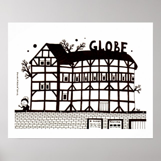 Globe Theater Poster (Framsidan)