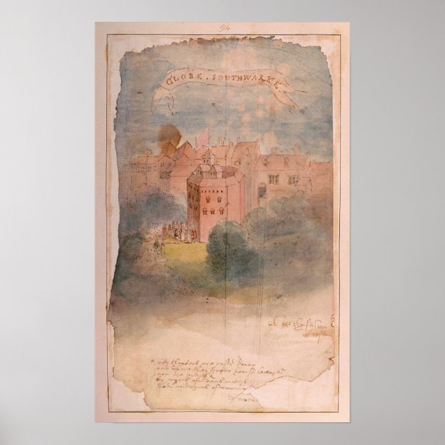 Globe Theater, Southwark Poster (Framsidan)