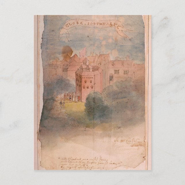 Globe Theater, Southwark Vykort (Framsida)