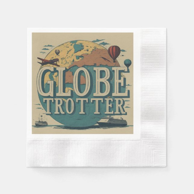 Globe Trotter Pappersservett (Framsidan)