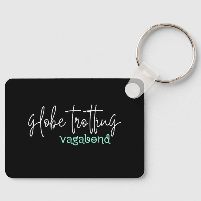 Globe Trotting Vagabond Keychain Nyckelring (Framsida)