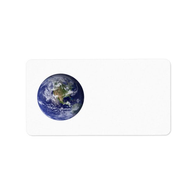 Globe Väster Adressetikett (Framsidan)