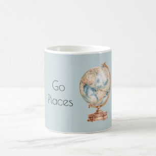 Globen Världen Gå Platser Kaffemugg