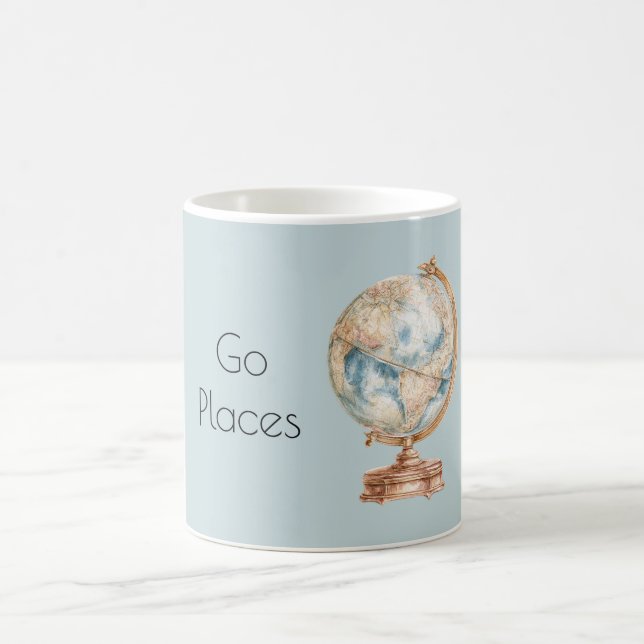 Globen Världen Gå Platser Kaffemugg (Center)