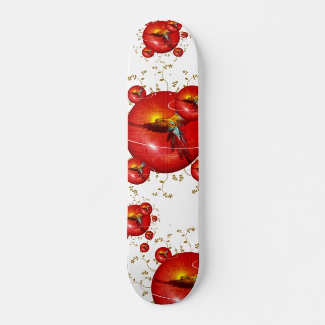 GlobesOfPeace - Skateboard Bräda 20,5 Cm (Framsida)