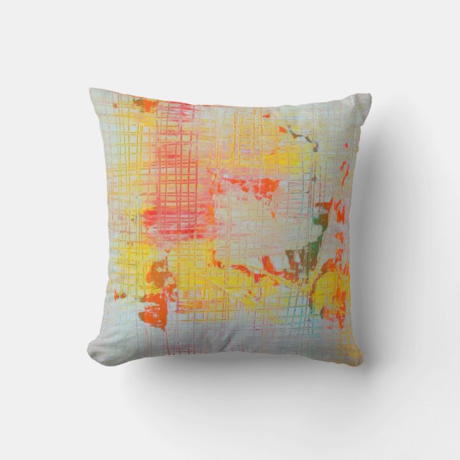 Globetrotter 16 x 16 Poly Dekorativ kudde (Framsida)