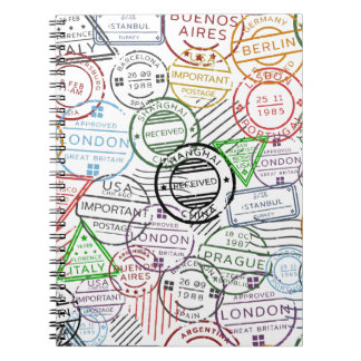 Globetrotter Traveling Stamped Journal Anteckningsbok