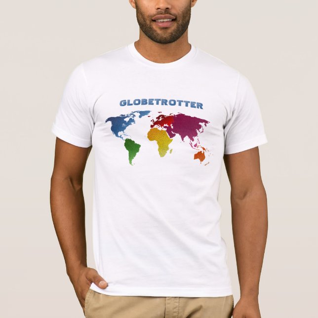 Globetrotterskjorta T-shirt (Framsida)