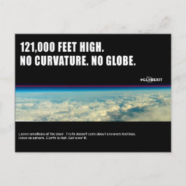 #GLOBEXIT CKMT-KORT (Flat Earth 2017 Collection) Vykort