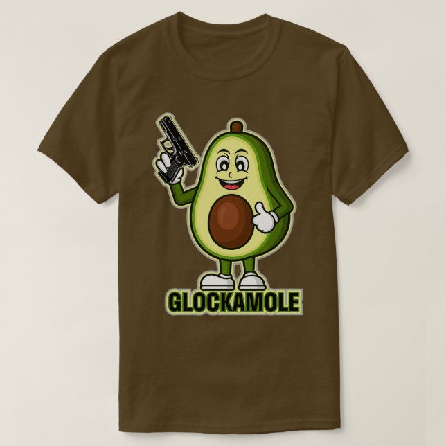Glockamole T Shirt (Design framsida)