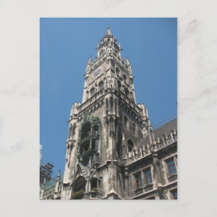 Glockenspiel Torn-München, Tyskland Vykort