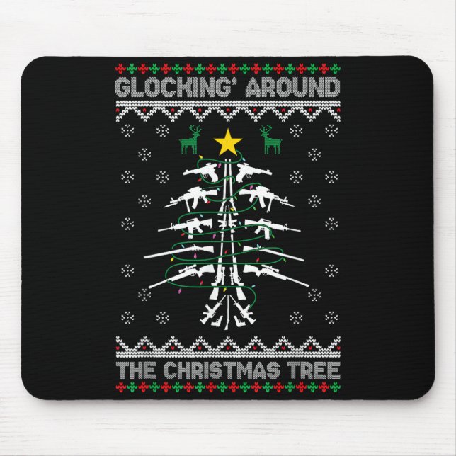 Glocking Around The Christmas Tree Ugly Christmas  Musmatta (Framsidan)