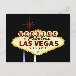 Glöd BRÖLLOP i Fabulous Las Vegas vycard Vykort