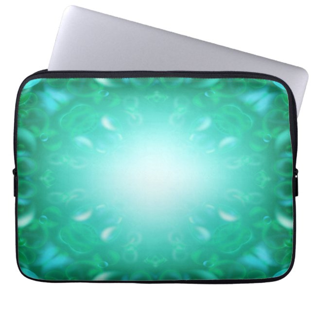 Glöd bubblar laptop fodral (Framsidan)