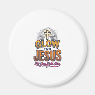 Glöd för Jesus Låt ditt ljus lysa Kristet Desi Magnet