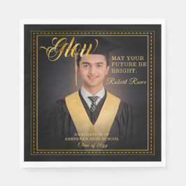 Glöd. Golden touch Brighten din framtid. Pappersservett