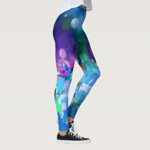 Glöd i Abstrakten mörk Leggings