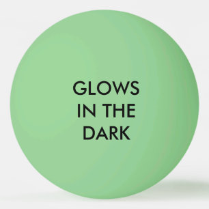 - Glöd-i--Mörk "glöder grön" ping-Pongboll Pingisboll