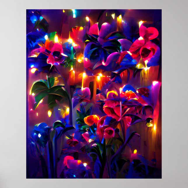 "Glöd i mörken #1" poster (Framsidan)