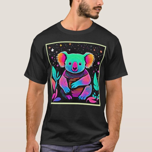 Glöd i Mörken Koala T Shirt (Framsida)