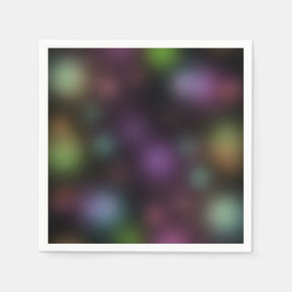 Glöd i Mörken Neon Ljus Roligt Födelsedagsfest Pappersservett