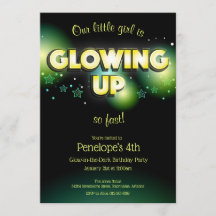 Glöd i Mörkens inbjudan till Barn på födelsedagen