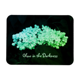 Glöd i Mörkrets Grönt Lilacs Altered Photo Magnet