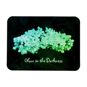 Glöd i Mörkrets Grönt Lilacs Altered Photo Magnet
