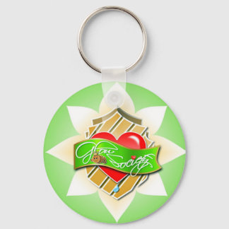 Glöd-logotyp Nyckelring