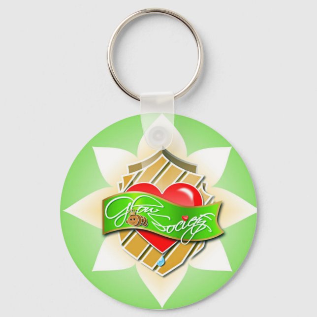 Glöd-logotyp Nyckelring (Framsida)