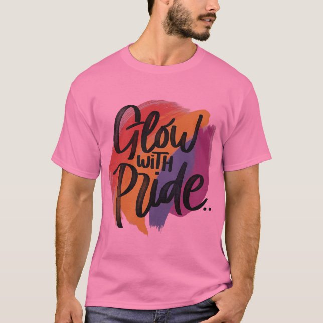 Glöd med Pride T Shirt (Framsida)