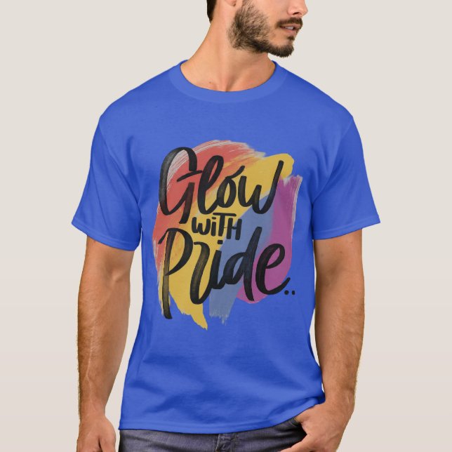 Glöd med Pride T Shirt (Framsida)