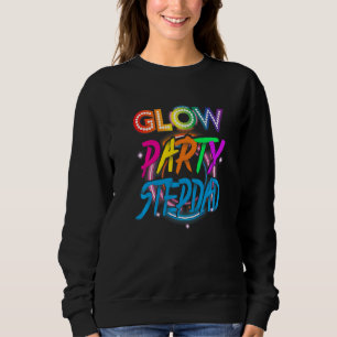 Glöd Parti Styvpappa Målarstänk Effekt Glöd Par T Shirt