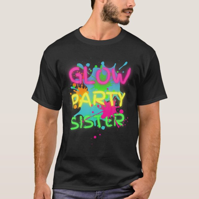 Glöd Party-fyrkantiga filmmönsterglöd Party T Shirt (Framsida)