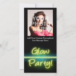 Glöd Party, Gult/Grönt, svart ljus