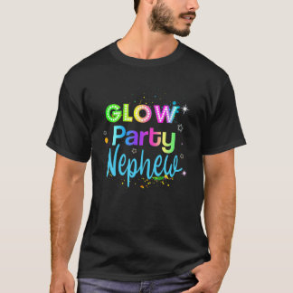Glöd Party-kvadratisk nehew-färgplatterglöd Party T Shirt