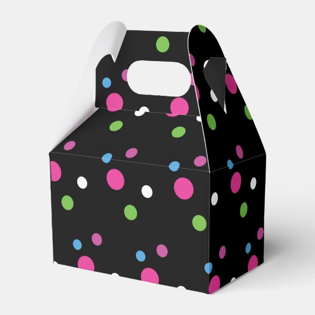 Glöd Partypunkter Godis Förpackning Presentaskar (Framsidan Sidan)