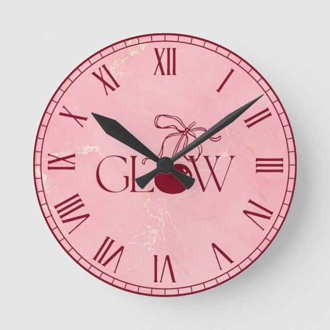 Glöd Rund Klocka (Framsida)