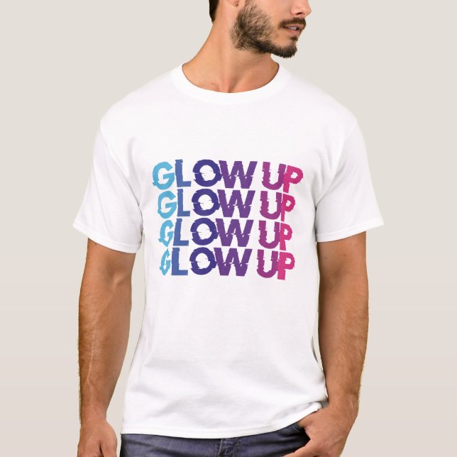 Glöd upp - sluta inte t shirt (Framsida)
