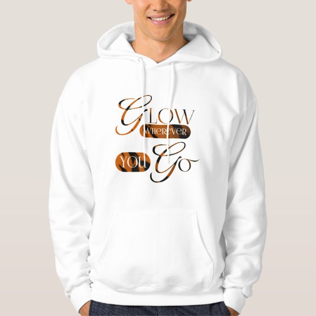 Glöd var du än är hoodie (Framsida)