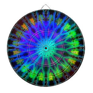 Glöda i den mörka Kaleidoscopekonsten Darttavla