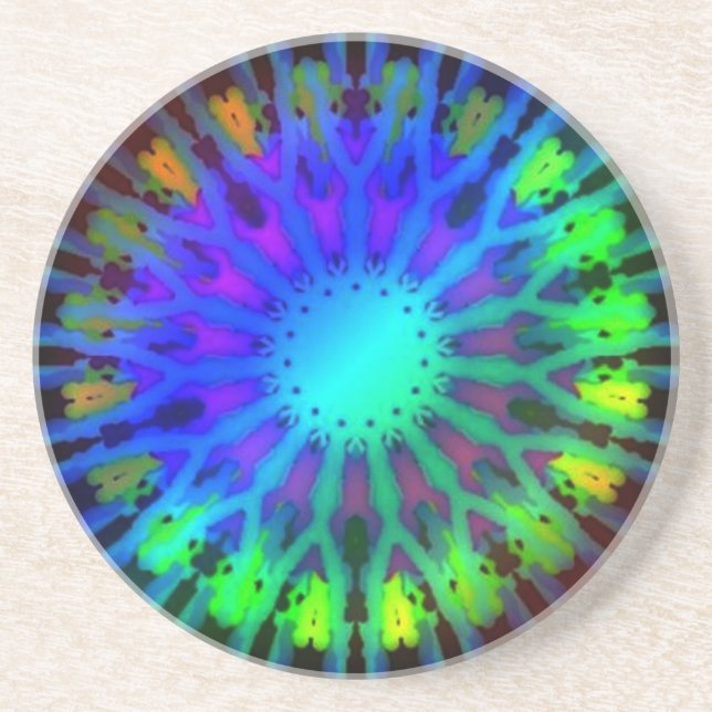 Glöda i den mörka Kaleidoscopekonsten Underlägg (Framsidan)