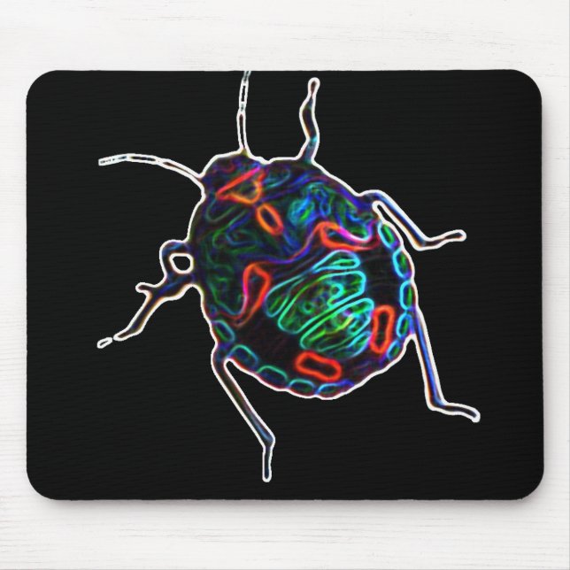 Glöda utskjutande - mousepad musmatta (Framsidan)