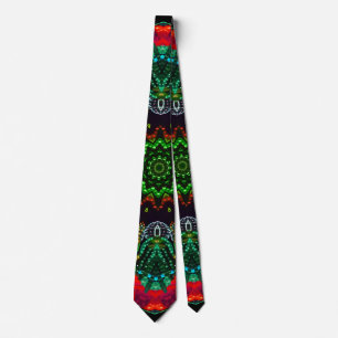 Glödande abstrakt Tie Slips