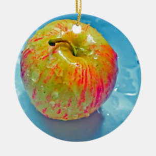 Glödande Apple Julgransprydnad Keramik