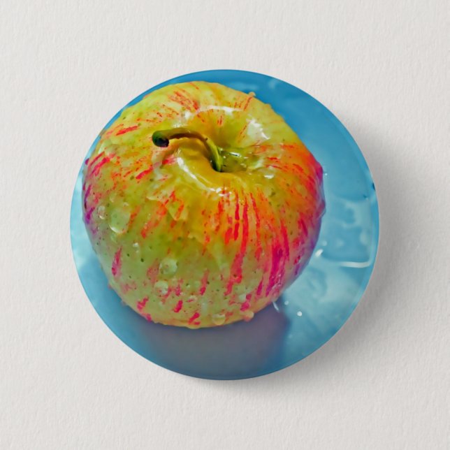 Glödande Apple Knapp (Framsida)