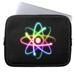 Glödande Atom Laptop Fodral