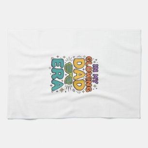 Glödande Dad Era Retro Solglasögon Dad T-Shirt Des Kökshandduk
