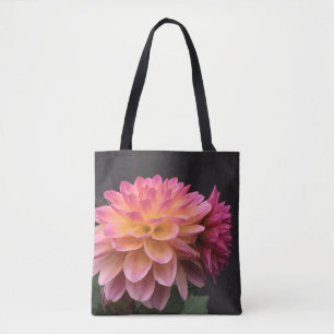 Glödande Dahlia Tygkasse