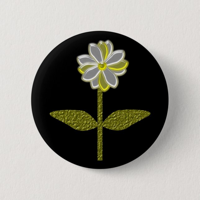 Glödande Daisy, blomma, knapp (Framsida)